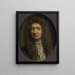 Portret mężczyzny - Willem van Mieris — oprawiony obraz na ścianie