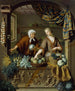 Le marchand de légumes - Willem van Mieris — widok dzieła