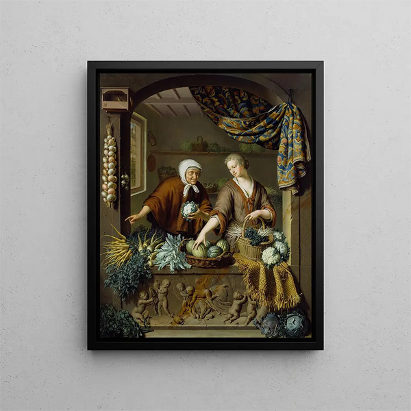 Willem Van Mieris - The Greengrocer.webp