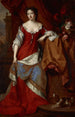 Królowa Anna, gdy była księżniczką Danii 1665–1714 - Willem Wissing — widok dzieła