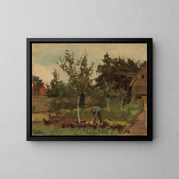 Ogród warzywny - Willem Witsen — oprawiony obraz na ścianie