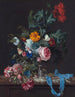 Martwa natura z kwiatami i zegarem - Willem van Aelst — widok dzieła