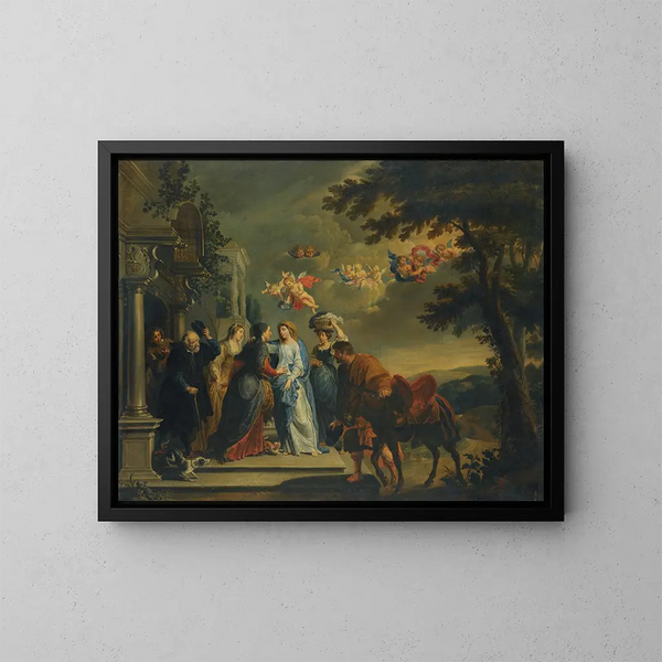 La Visitation - Willem van Herp — oprawiony obraz na ścianie