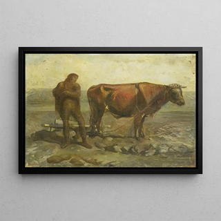 Willem van Konijnenburg - Plowing Peasant.webp