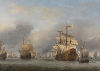 Willem van de Velde the Younger - The Capture of the Royal Prince.webp