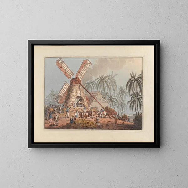Le Moulin - William A V Clark — oprawiony obraz na ścianie