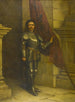 Portret szlachcica w zbroi - William Anstey Dolland — widok dzieła