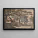 Broom House, Fulham, Londyn - William Augustus Barron — oprawiony obraz na ścianie