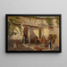 Scena uliczna arabska - William Birdsall Gifford — oprawiony obraz na ścianie