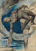 Antée odkładający Dantego i Wergiliusza w ostatnim kręgu Piekła - William Blake — widok dzieła