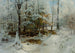 Spokojne popołudnie zimowe - William Bliss Baker — widok dzieła