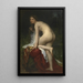 Baigneuse - William Bouguereau — oprawiony obraz na ścianie