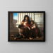 Charité - William Bouguereau — oprawiony obraz na ścianie