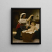 Grona winogron - William Bouguereau — oprawiony obraz na ścianie