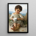 La Tasse de lait - William Bouguereau — oprawiony obraz na ścianie