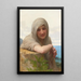 Souvenir - William Bouguereau — oprawiony obraz na ścianie