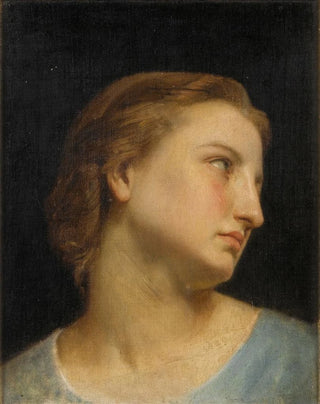 William Bouguereau - Study Of A Womans Head.webp
