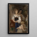 Studium do Sekret - William Bouguereau — oprawiony obraz na ścianie