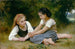 Les cueilleuses de noix - William Bouguereau — widok dzieła