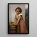Yvonne - William Bouguereau — oprawiony obraz na ścianie