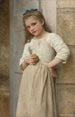 Yvonne na progu drzwi - William Bouguereau — widok dzieła