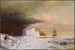 Letnia Arktyka przebijająca lodowiec w zatoce Melville - William Bradford — widok dzieła