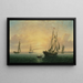 La Goélette Jane z Bath, Maine - William Bradford — oprawiony obraz na ścianie