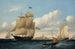 Le baleinier Emma C. Jones u wybrzeży Round Hills, New Bedford - William Bradford — widok dzieła