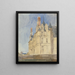 Château d'Écouen - William Callow — oprawiony obraz na ścianie