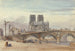 Notre-Dame de Paris - William Callow — widok dzieła