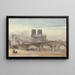Notre-Dame de Paris - William Callow — oprawiony obraz na ścianie
