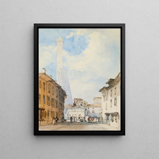 William Callow - Street In Bologna.webp