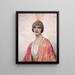 Piękno w stroju orientalnym - William Clarke Wontner — oprawiony obraz na ścianie