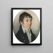 Charles Brockden Brown - William Dunlap — oprawiony obraz na ścianie