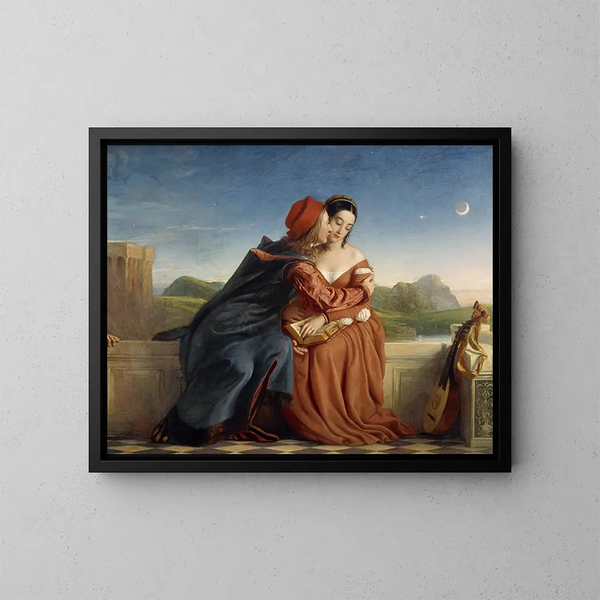 Francesca da Rimini - William Dyce — oprawiony obraz na ścianie