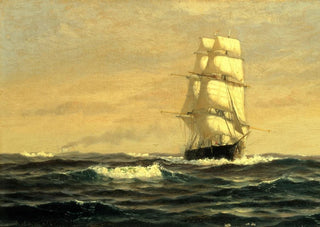 William Edward Norton - Sailing ShipOff Coast Of Maine.webp