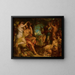 Uczta bachiczna - William Etty — oprawiony obraz na ścianie