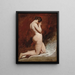 Nu à genoux - William Etty — oprawiony obraz na ścianie