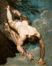 Manlius jeté du rocher - William Etty — widok dzieła