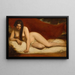 Nu leżący - William Etty — oprawiony obraz na ścianie