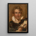 Autoportret - William Etty — oprawiony obraz na ścianie