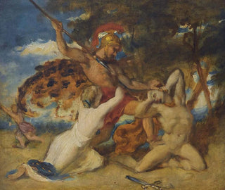 William Etty - Study For The CombatWoman Pleading For The Vanquished.webp