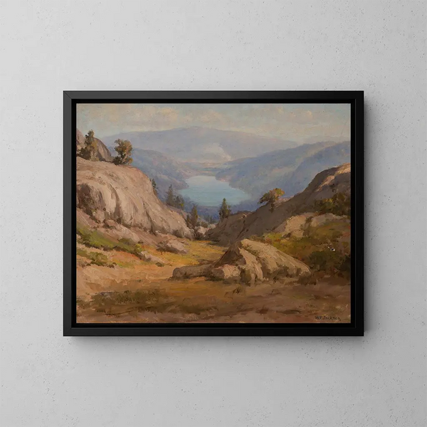 Lac Donner - William Franklin Jackson — oprawiony obraz na ścianie