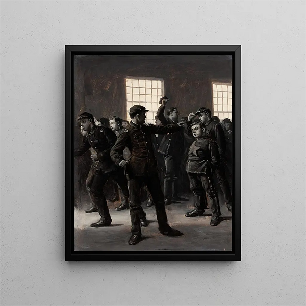William Gilbert Gaul - All Cowards Turn Back Brave Men and Outlaws Rush In.webp