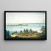 La baie de New York et l'île Governors vues depuis Brooklyn Heights - William Guy Wall — oprawiony obraz na ścianie