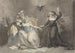 Scena dramatyczna z trzema kobietami w środku - William Hamilton — widok dzieła