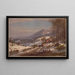 Coupe de Bois en Hiver - William Harring — oprawiony obraz na ścianie