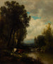 Bétail sur la rivière - William Hart — widok dzieła