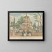 Le pavillon de Cremorne - William Henry Brooke — oprawiony obraz na ścianie
