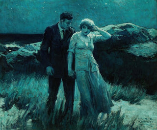 William Henry Dethlef Koerner - Moonlit Walk.webp